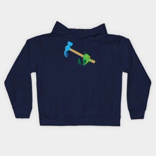 Hammertime (green) Kids Hoodie